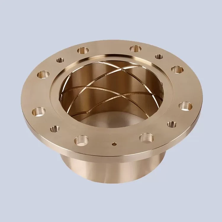 High Strength Bronze Alloy Flanged Bearing