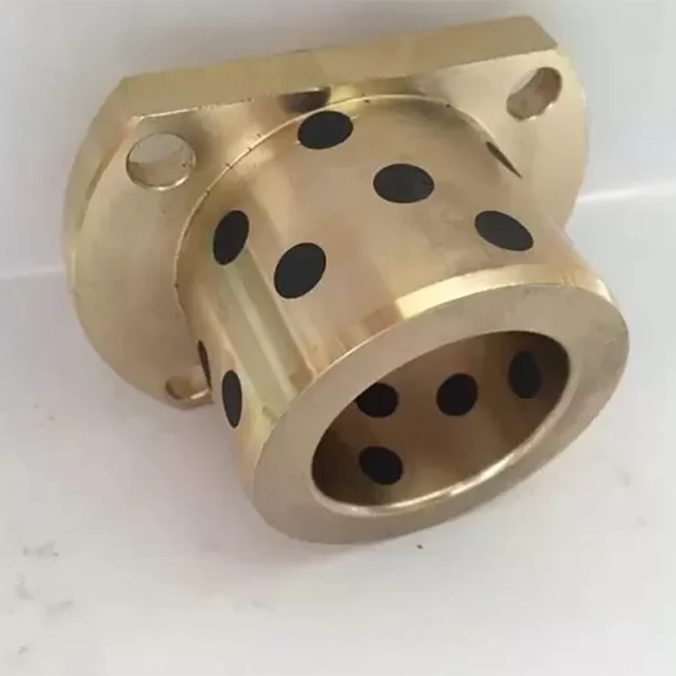 Hydraulic Cylinder Casting Flanged Bronze Bearings